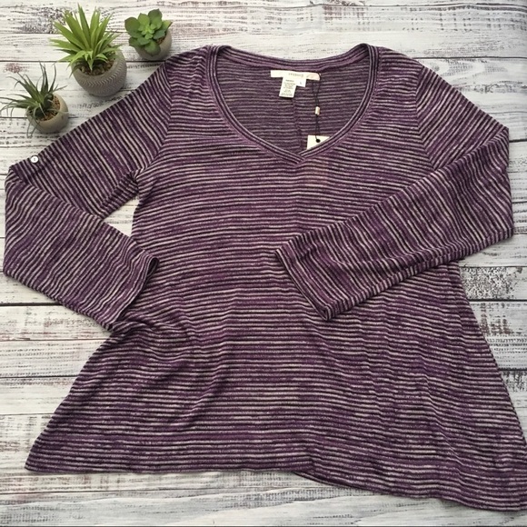 Oversized Flowy Lightweight Knit V Neck Tunic - Picture 4 of 7